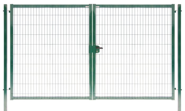 Распашные ворота Medium New Lock 2,03х4,0 RAL 6005