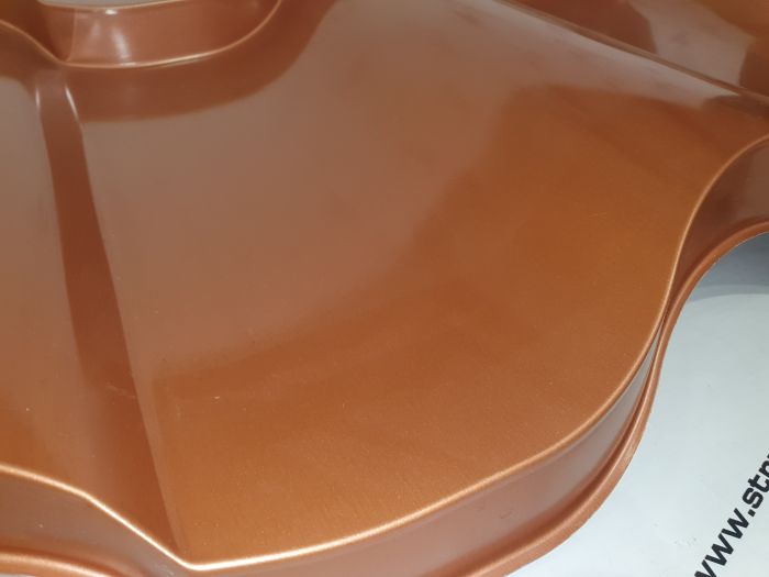 Металлочерепица МП Монтерроса-X (AGNETA-03-Copper*Copper-0.5)