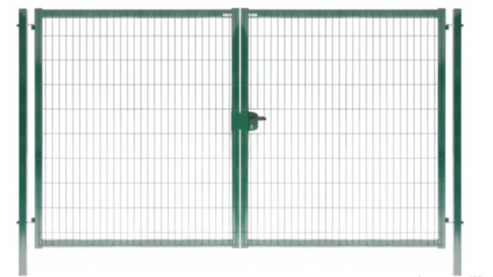 Распашные ворота Medium New Lock 2,03х6,0 RAL 6005